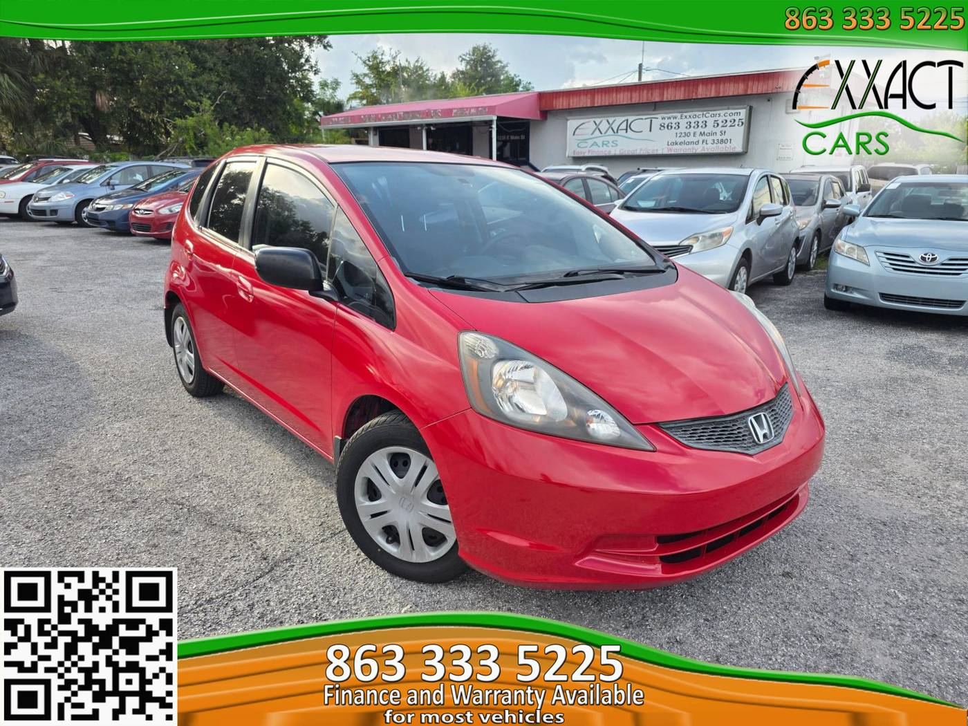 2011 Honda Fit Base — Hatchback — 147,725 mi — Lakeland, FL