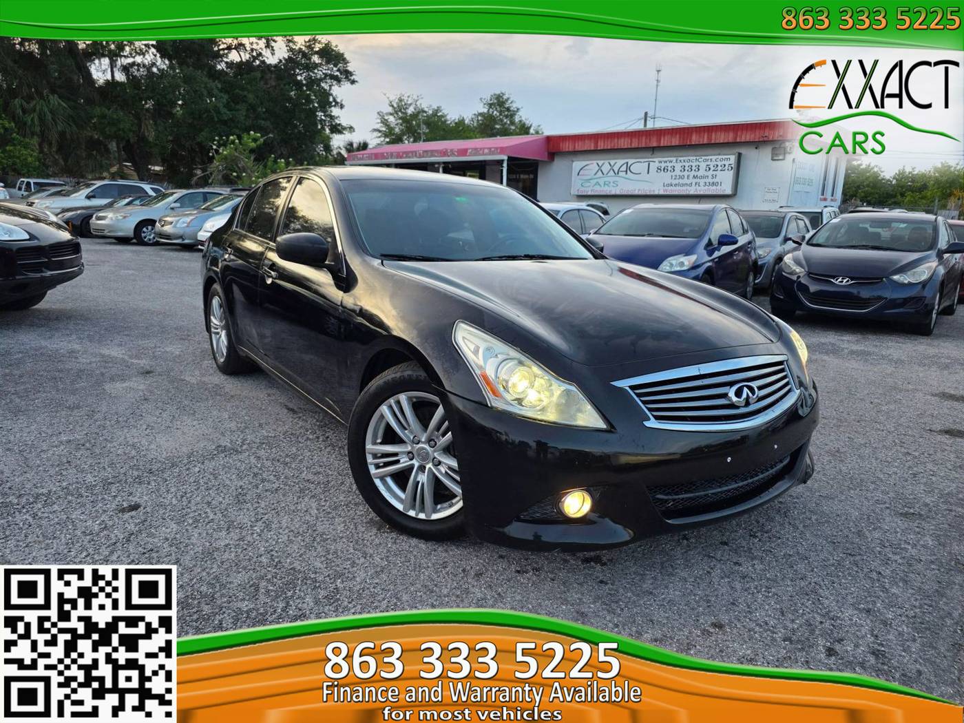 2012 INFINITI G G37 — Sedan — 155,120 mi — Lakeland, FL