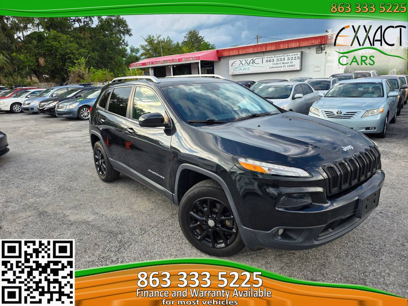 2015 Jeep Cherokee Latitude — SUV — 132,210 mi — Lakeland, FL
