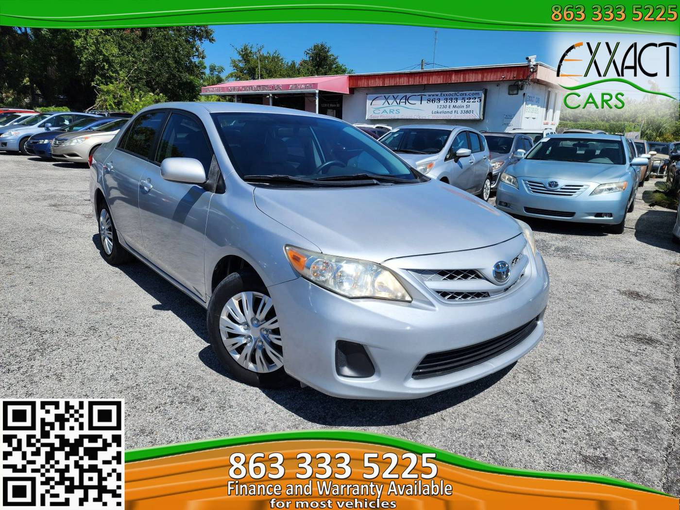 2011 Toyota Corolla LE — Sedan — 98,710 mi — Lakeland, FL