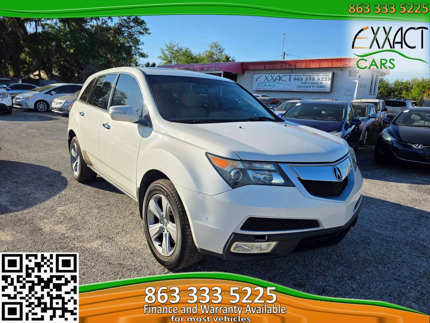 2011 Acura MDX Technology Package — SUV — 152,765 mi — Lakeland, FL