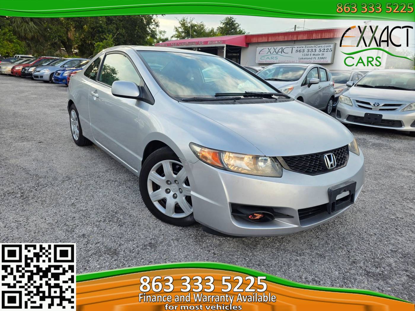 2011 Honda Civic LX — Coupe — 105,250 mi — Lakeland, FL