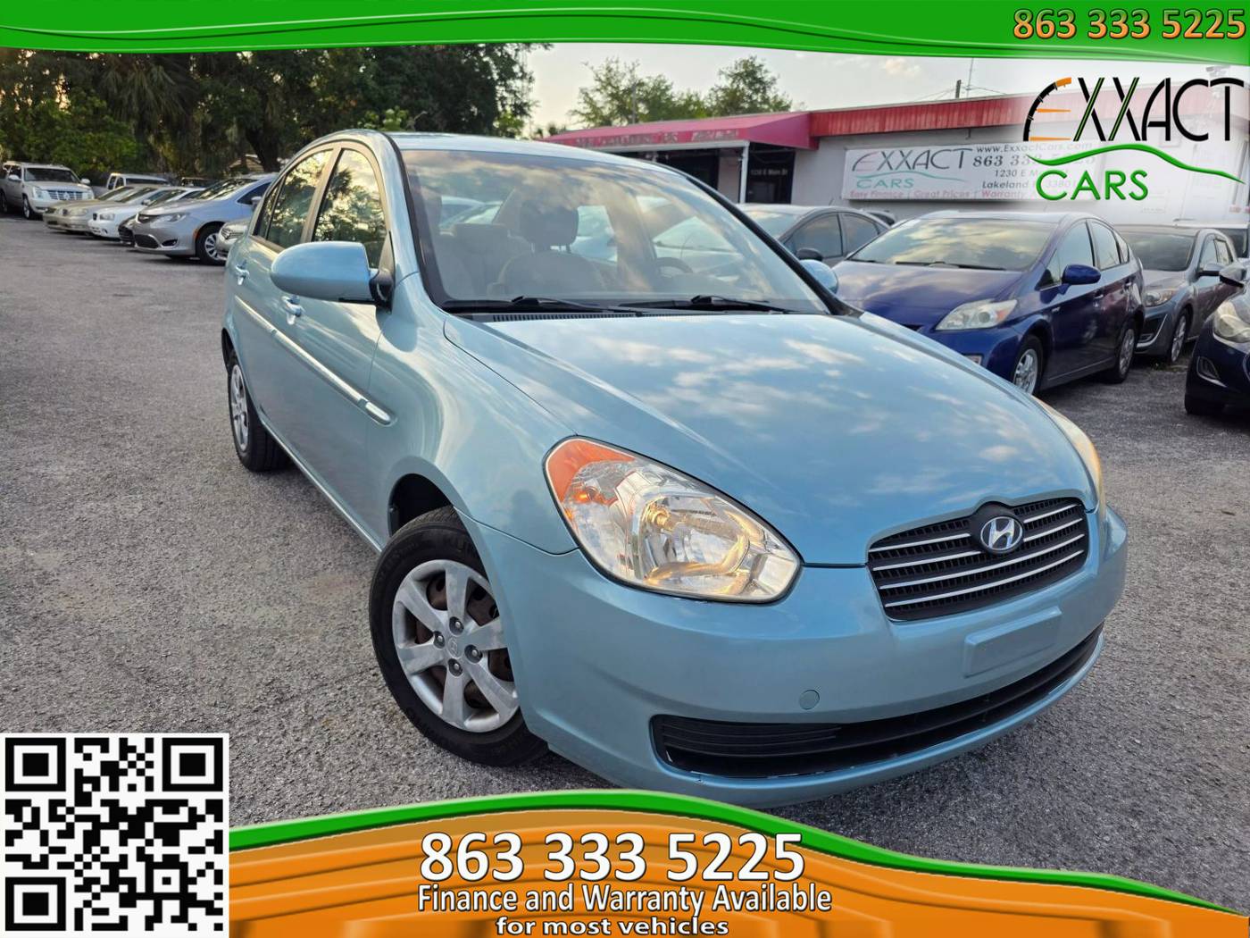 2008 Hyundai Accent GLS — Sedan — 172,335 mi — Lakeland, FL
