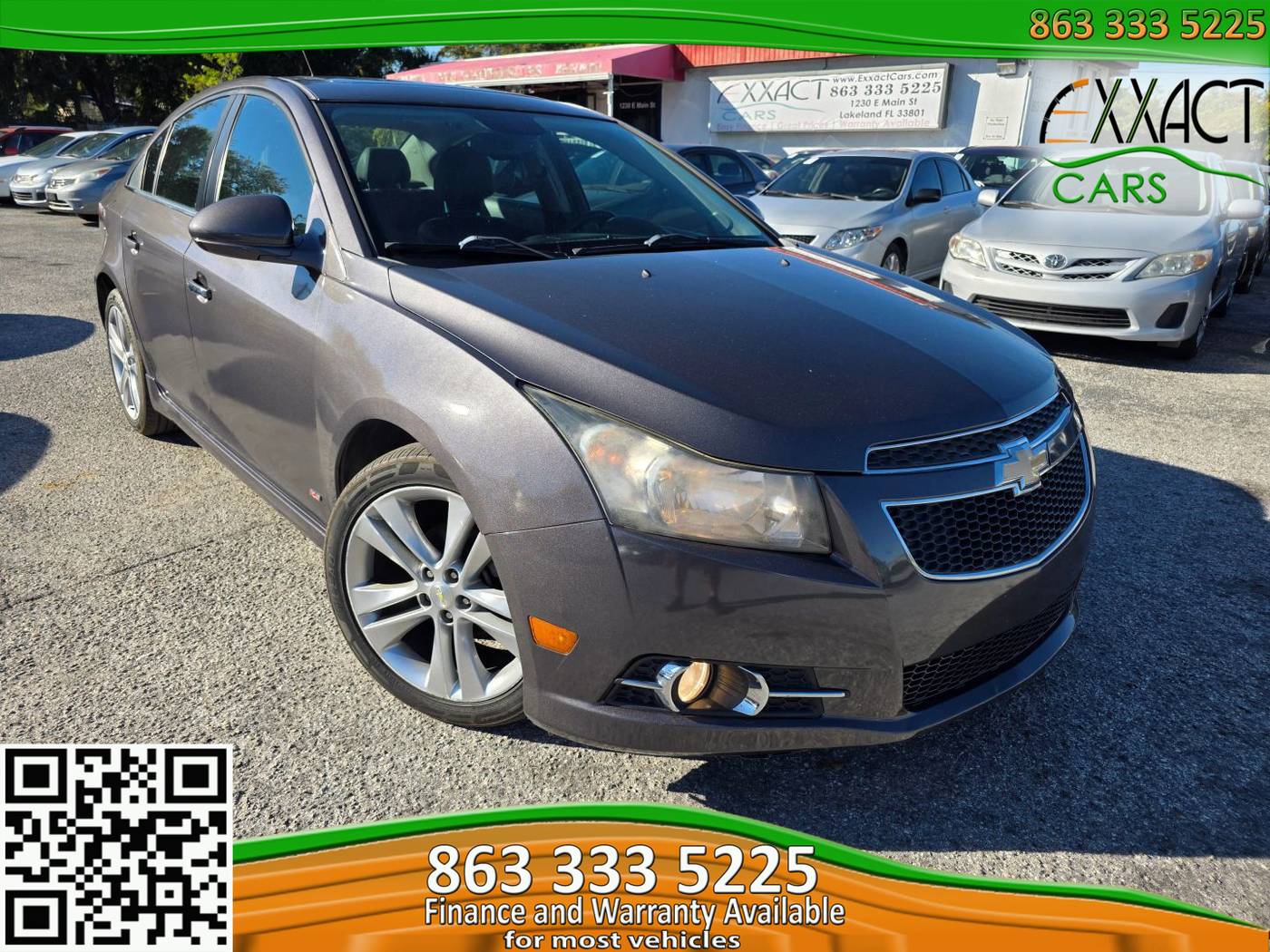 2014 Chevrolet Cruze LTZ — Sedan — 96,835 mi — Lakeland, FL