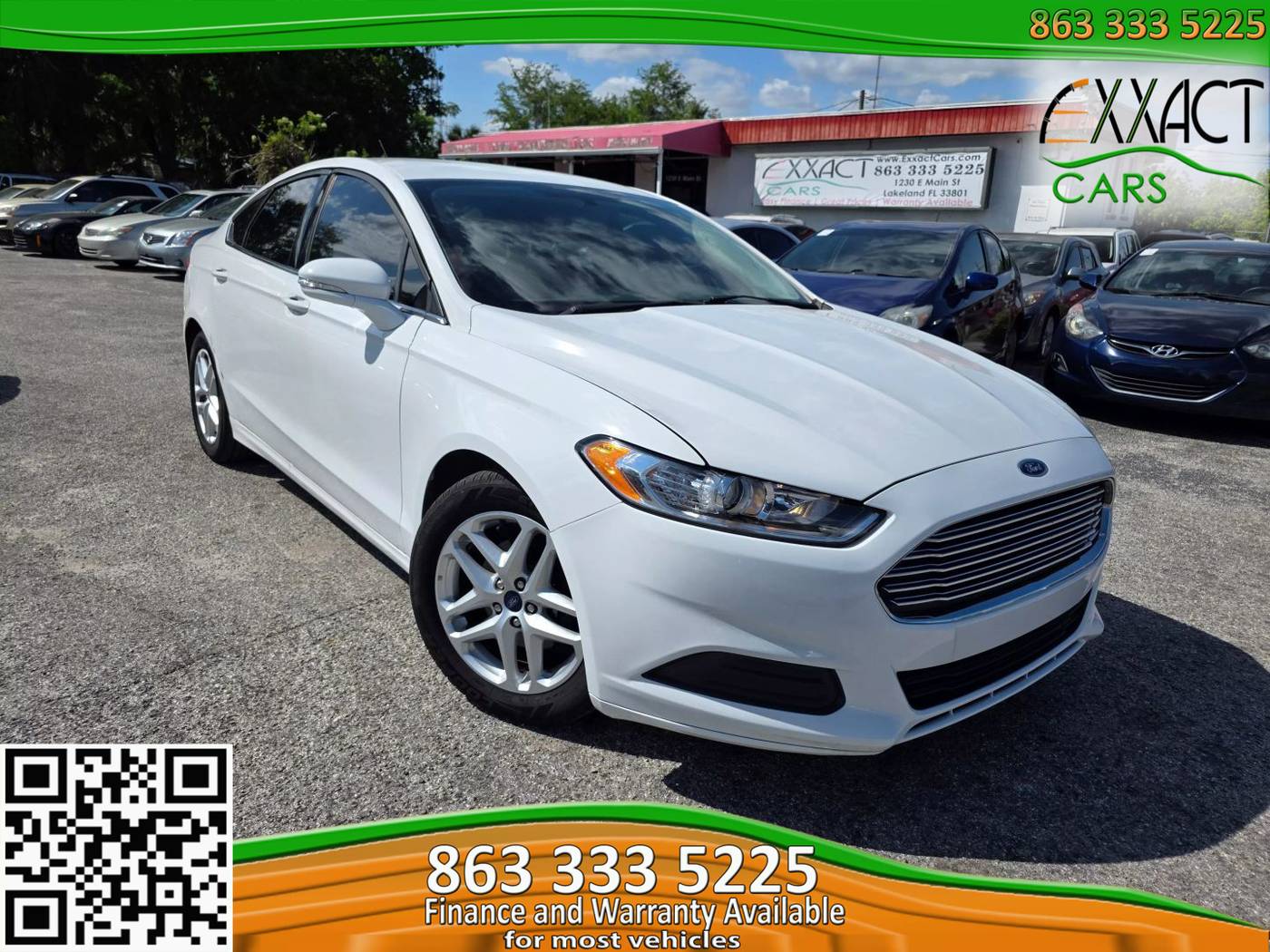 2016 Ford Fusion SE — Sedan — 136,818 mi — Lakeland, FL