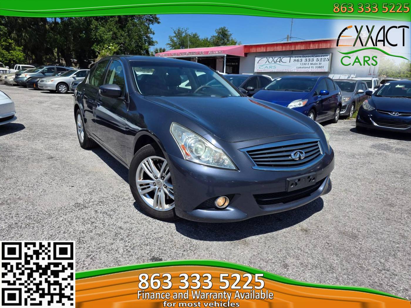 2011 INFINITI G G25x — Sedan — 156,029 mi — Lakeland, FL
