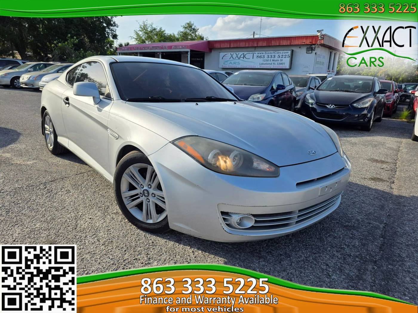 2007 Hyundai Tiburon GS — Coupe — 127,170 mi — Lakeland, FL