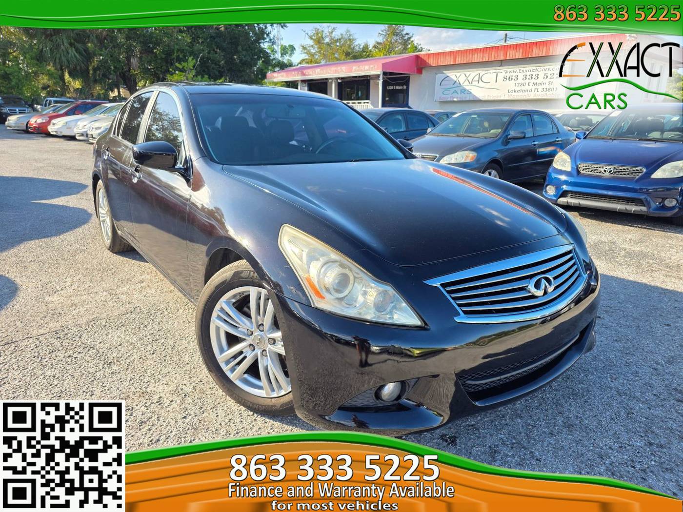 2013 INFINITI G G37 — Sedan — 186,450 mi — Lakeland, FL