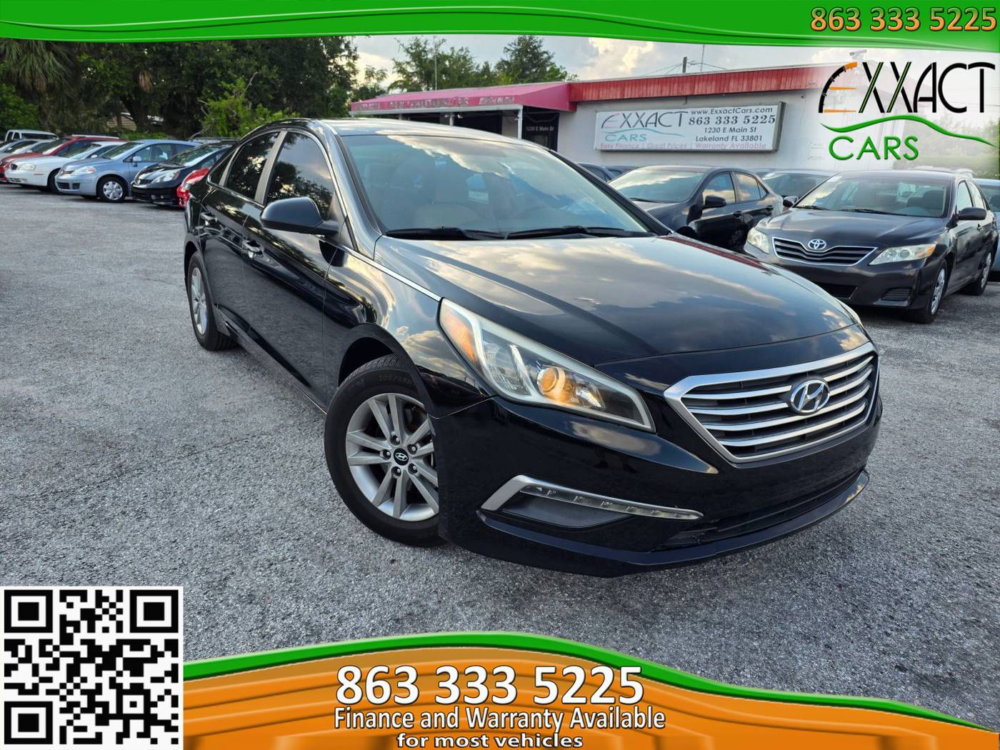 2015 Hyundai Sonata SE — Sedan — 145,060 mi — Lakeland, FL