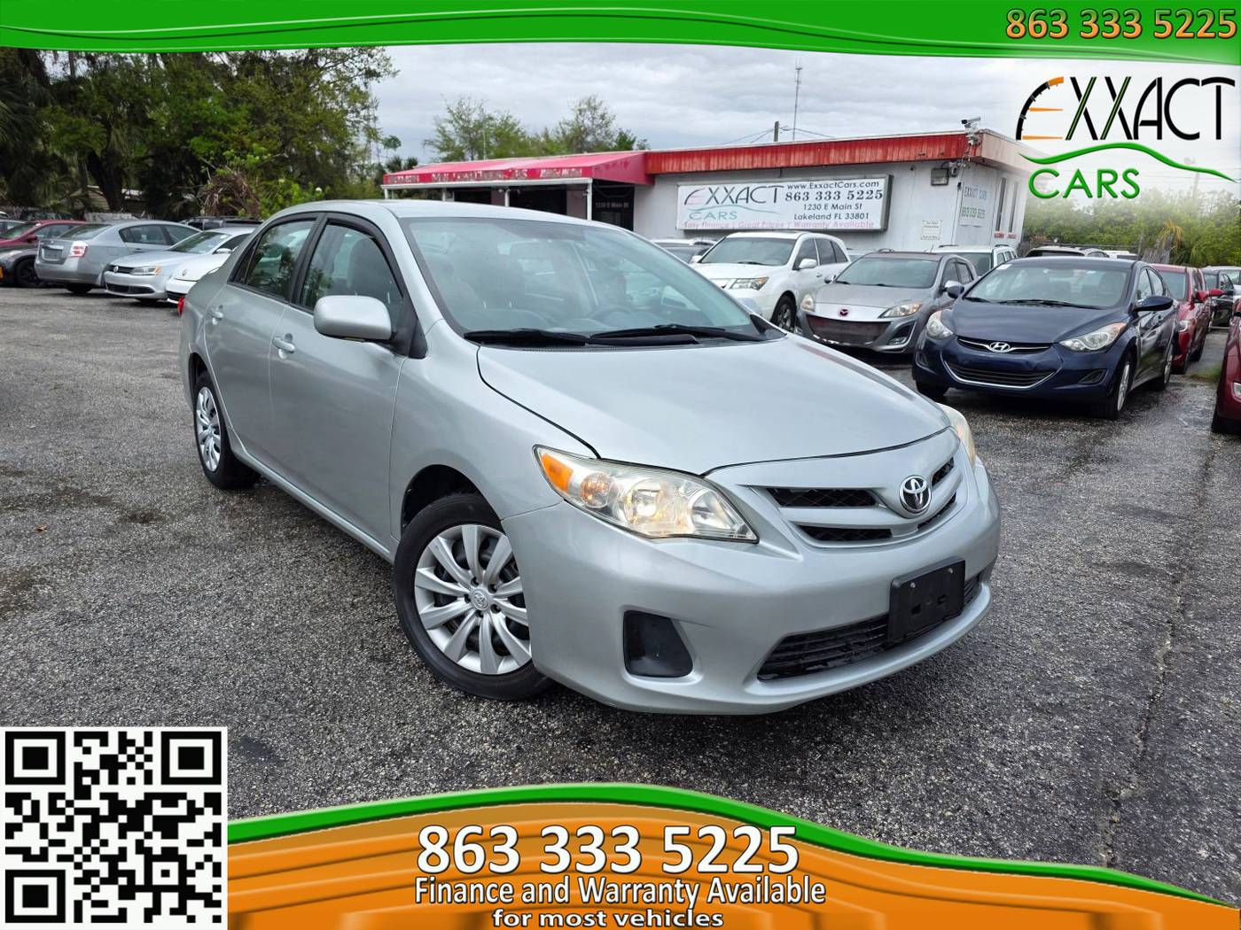 2012 Toyota Corolla LE — Sedan — 114,270 mi — Lakeland, FL
