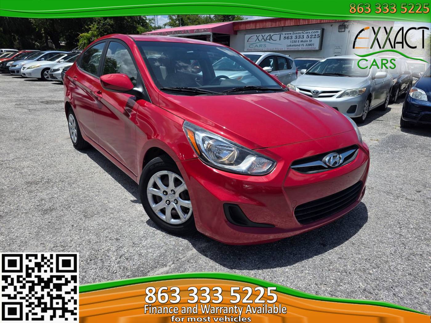 2014 Hyundai Accent GLS — Sedan — 99,350 mi — Lakeland, FL