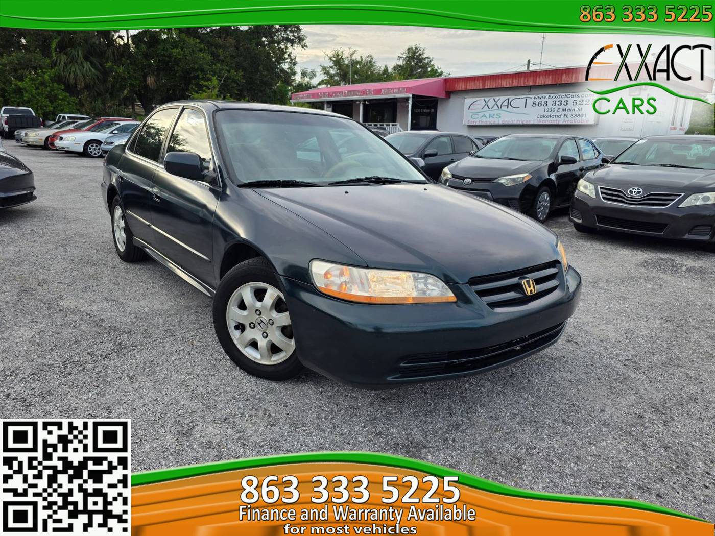 2001 Honda Accord EX — Sedan — 278,310 mi — Lakeland, FL