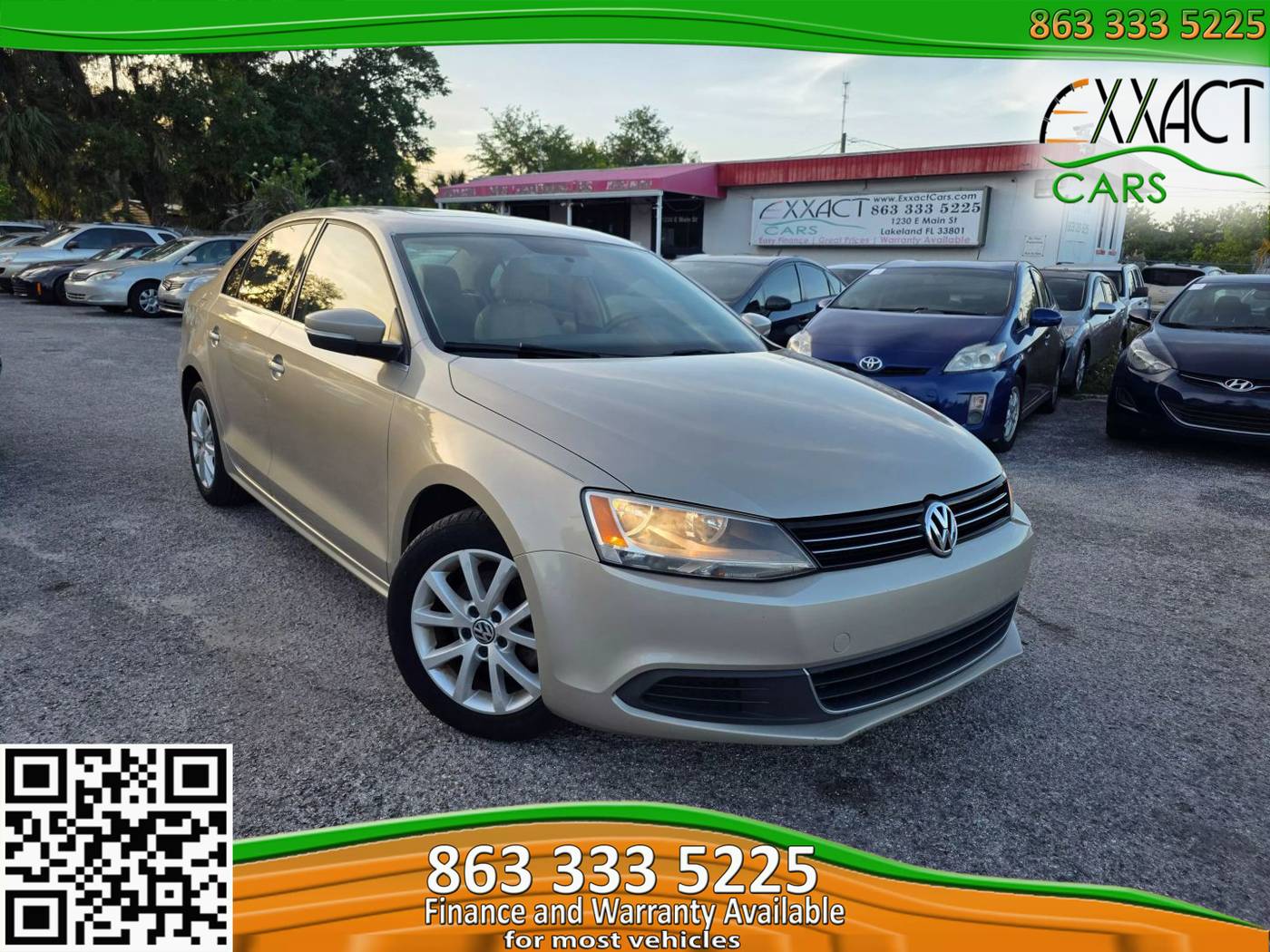 2013 Volkswagen Jetta SE — Sedan — 127,600 mi — Lakeland, FL