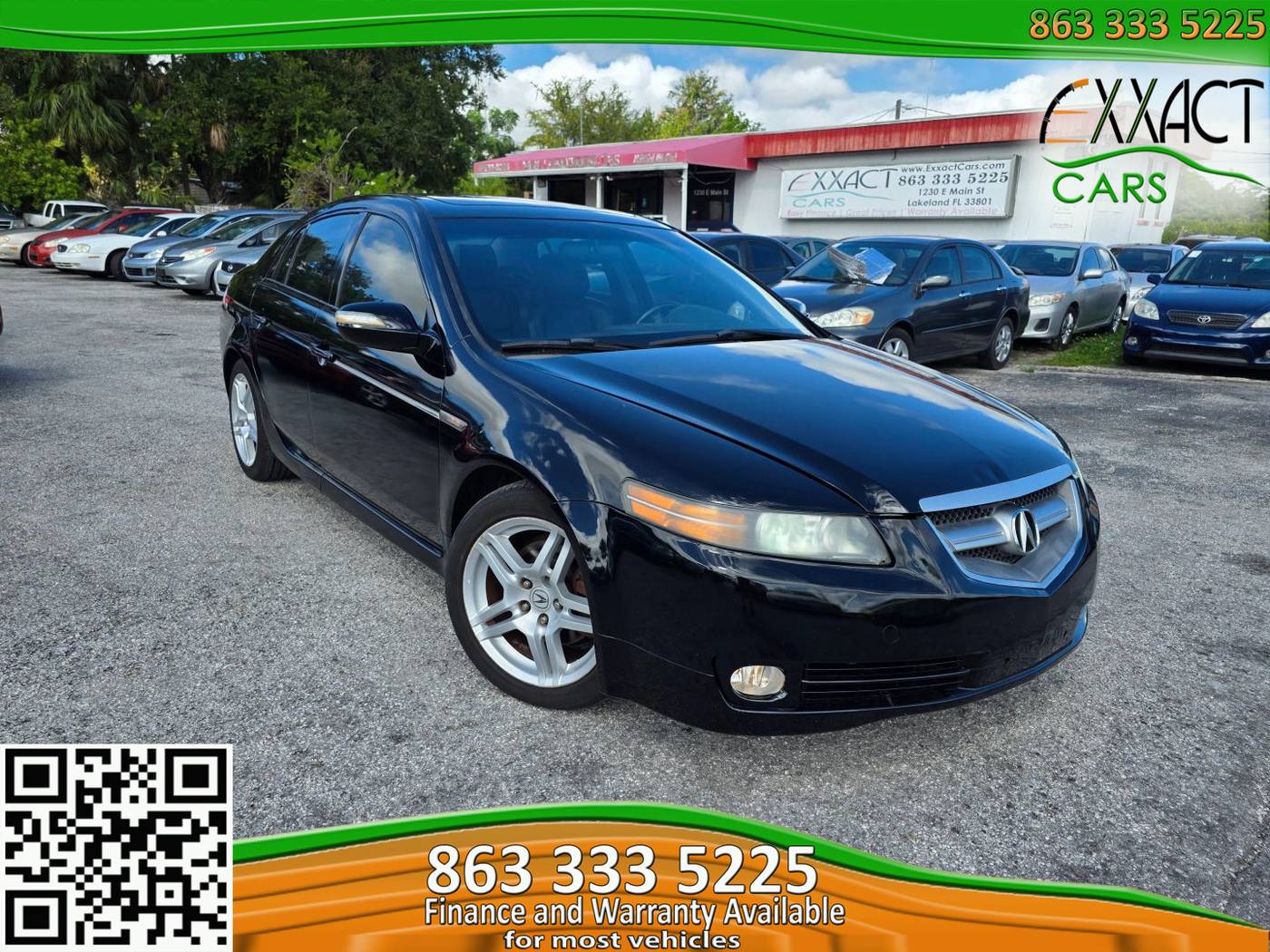 2007 Acura TL Base — Sedan — 154,990 mi — Lakeland, FL