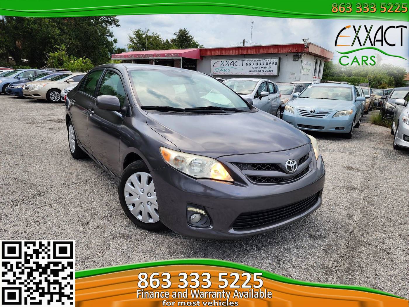 2012 Toyota Corolla LE — Sedan — 124,375 mi — Lakeland, FL