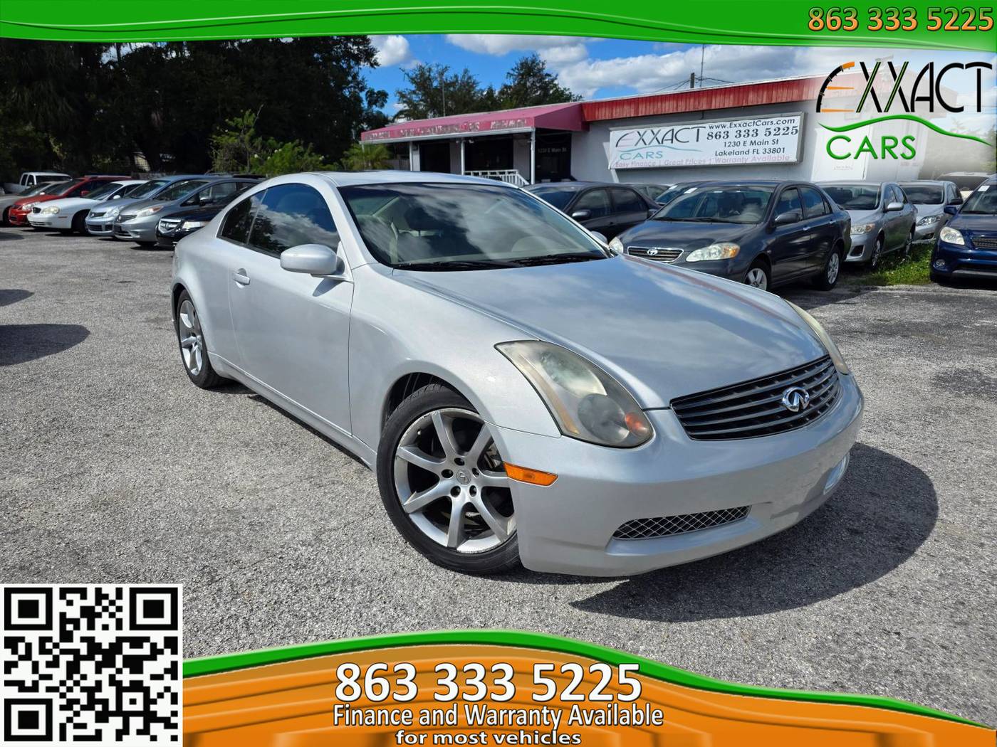 2004 INFINITI G G35 — Coupe — 111,961 mi — Lakeland, FL