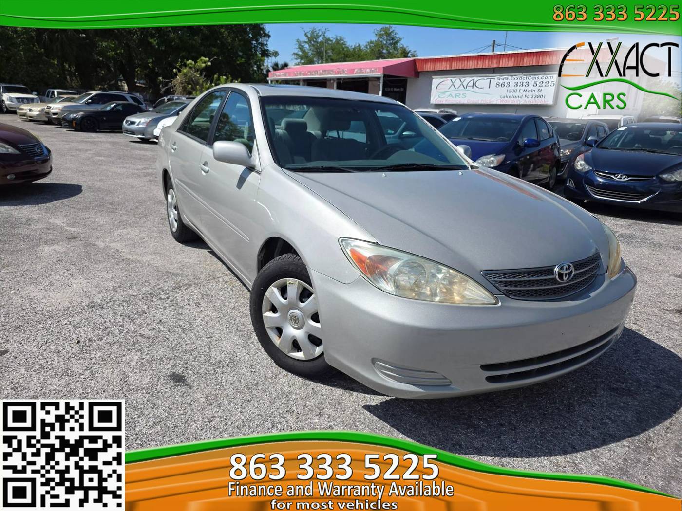 2004 Toyota Camry LE — Sedan — 121,960 mi — Lakeland, FL