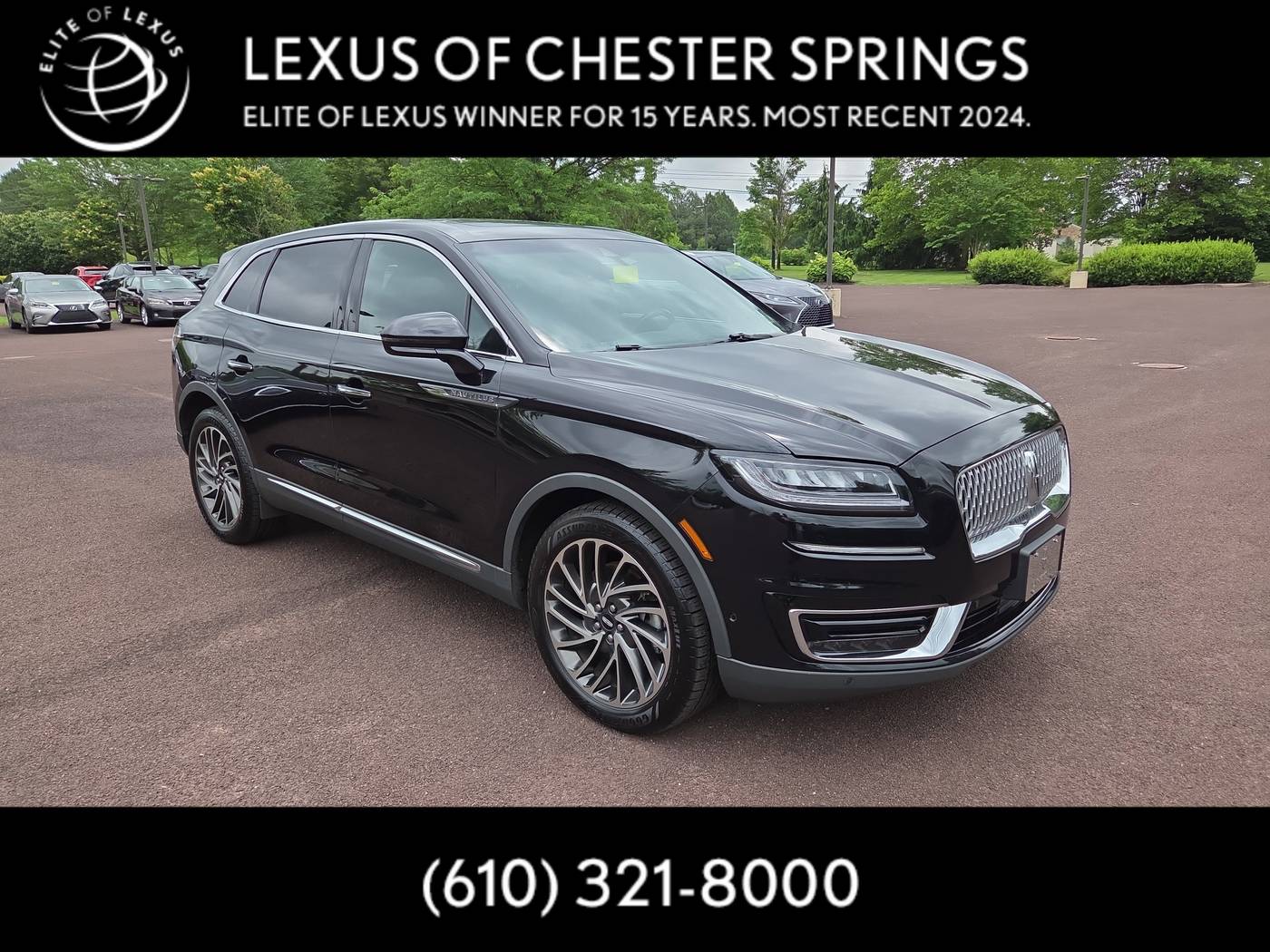 2019 Lincoln Nautilus Reserve — SUV — 67,046 mi — Chester Springs, PA