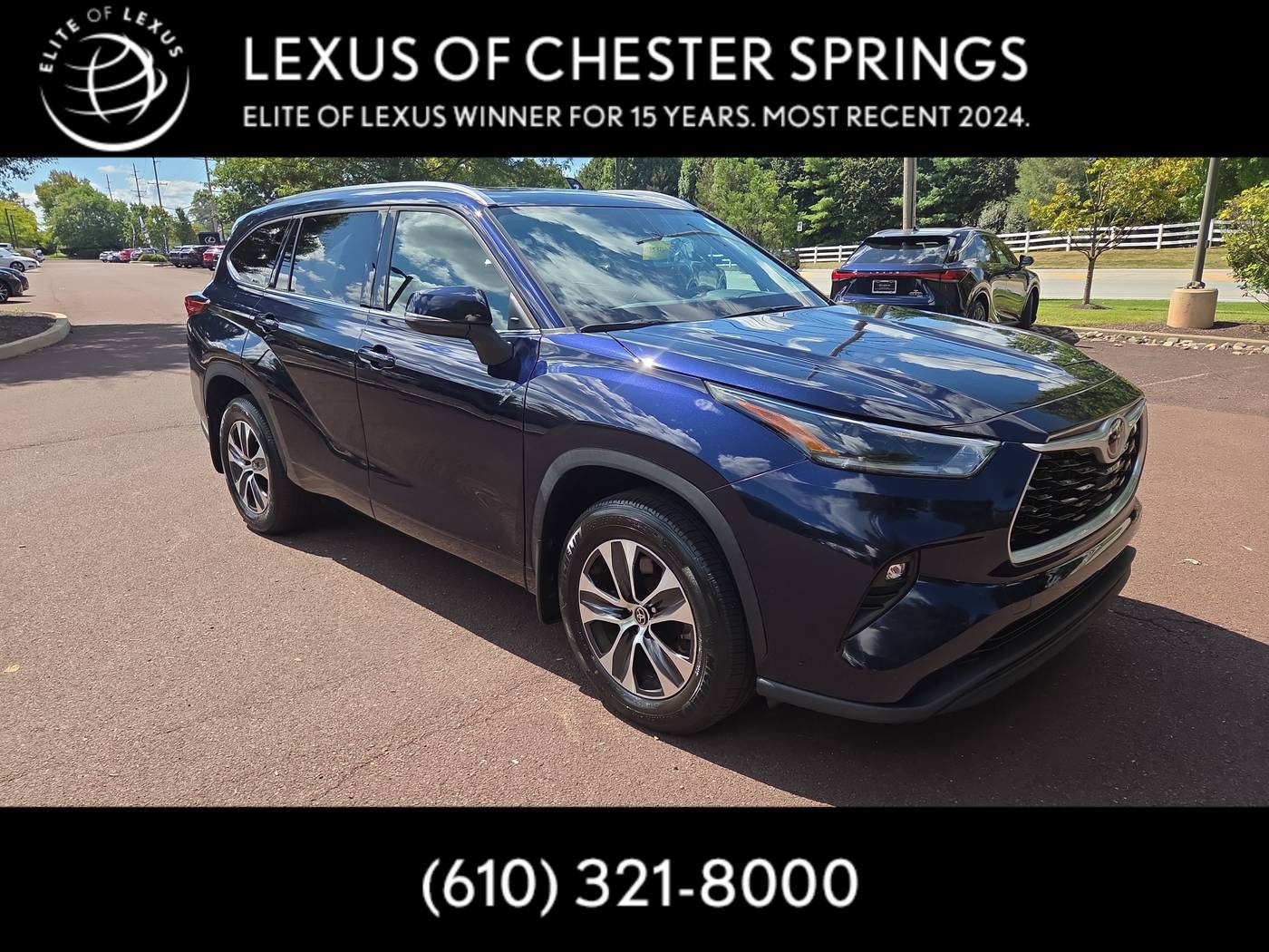 2021 Toyota Highlander XLE — SUV — 22,282 mi — Chester Springs, PA
