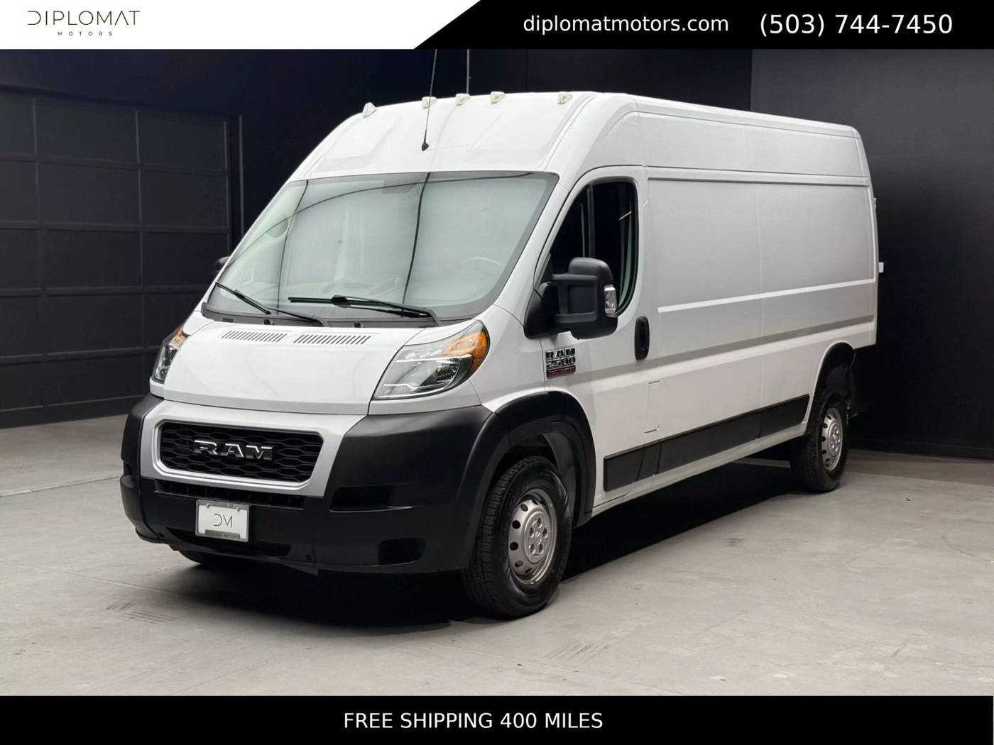 2020 Ram ProMaster Cargo Van 2500 — Cargo Van — 50,399 mi — Troutdale, OR