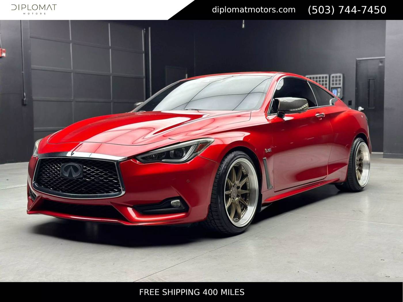 2017 INFINITI Q60 RED SPORT 400 — Coupe — 36,763 mi — Troutdale, OR