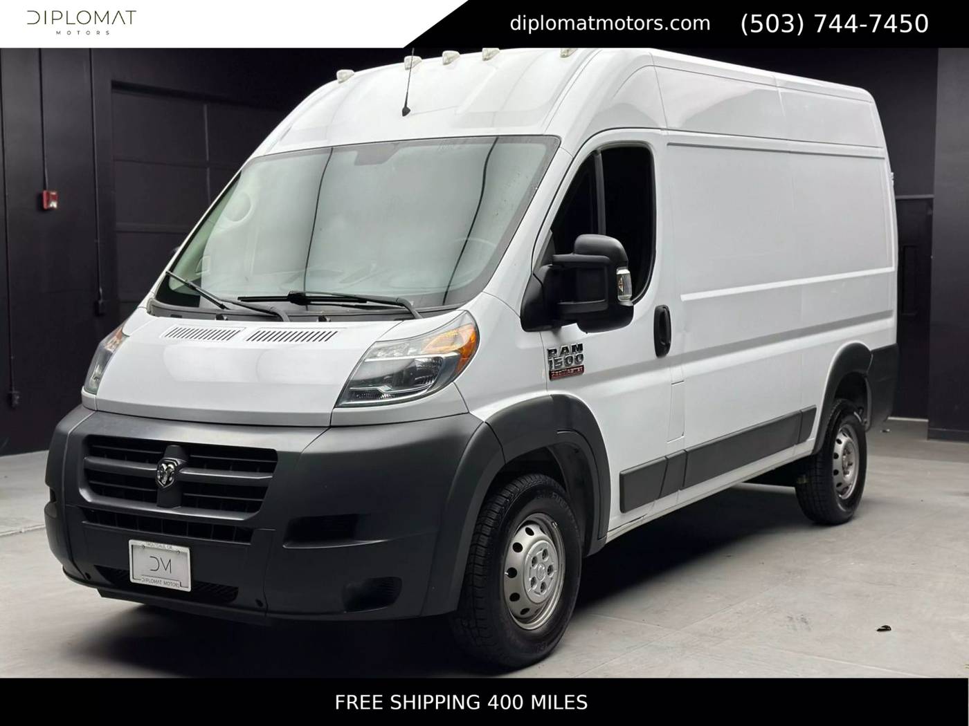 2018 Ram ProMaster Cargo Van 1500 — Cargo Van — 64,848 mi — Troutdale, OR