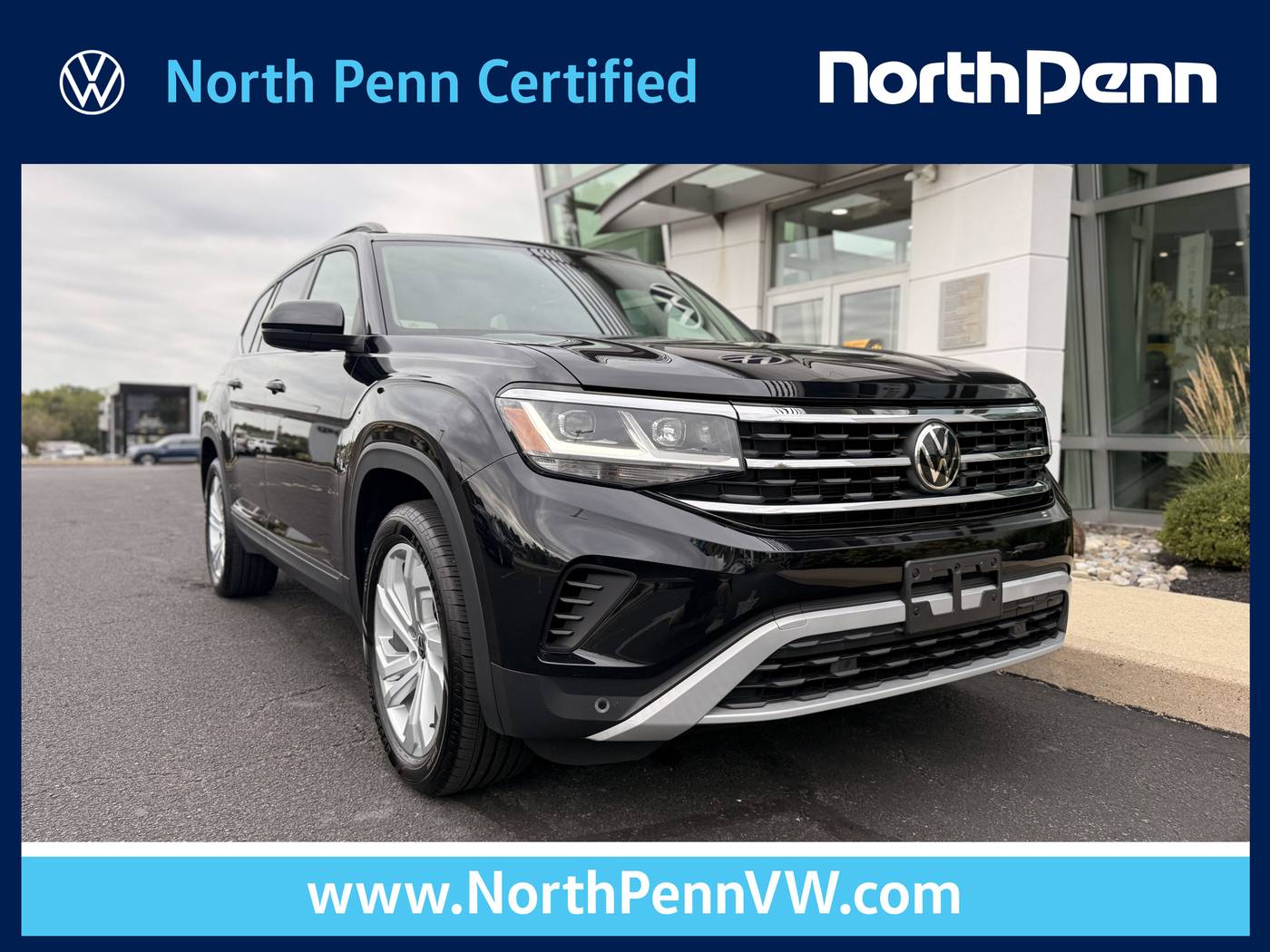 2022 Volkswagen Atlas SE with Technology — SUV — 30,544 mi — Colmar, PA