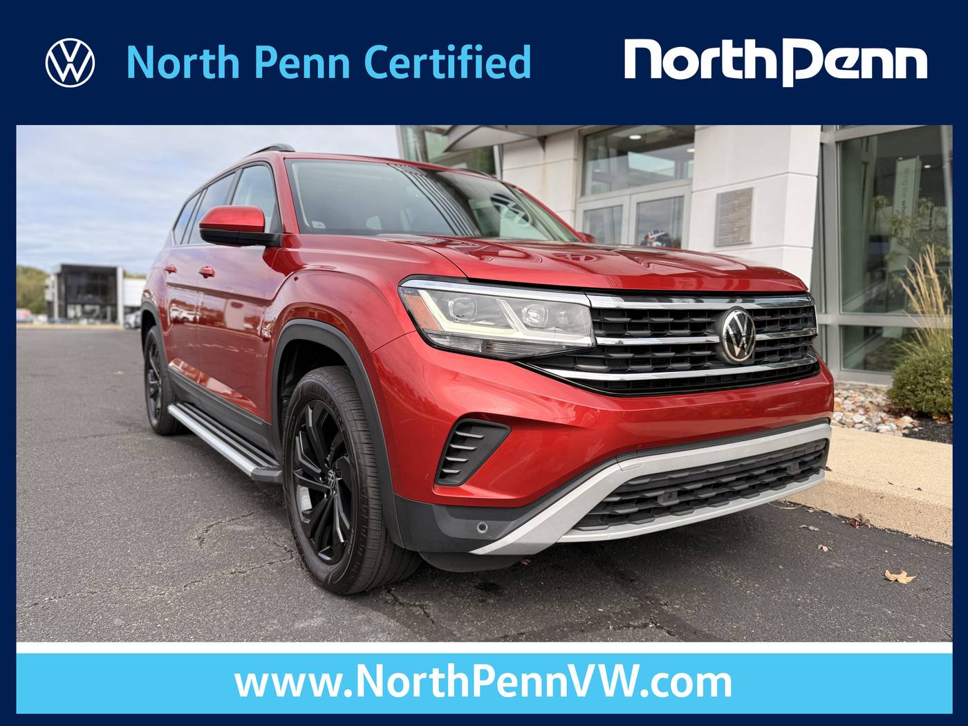 2022 Volkswagen Atlas SE with Technology — SUV — 89,496 mi — Colmar, PA