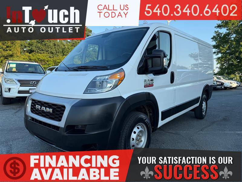 2019 Ram ProMaster Cargo Van 1500 — Cargo Van — 75,698 mi — Spotsylvania, VA