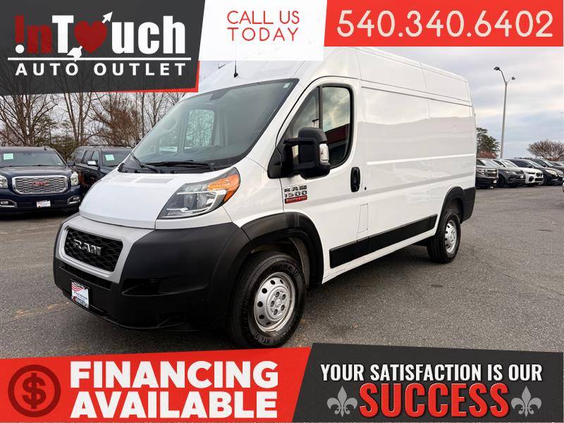 2020 Ram ProMaster Cargo Van 1500 — Cargo Van — 60,365 mi — Spotsylvania, VA