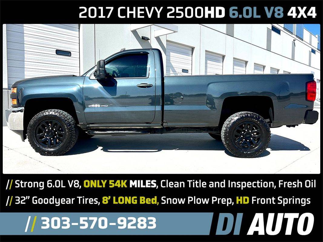 2017 Chevrolet Silverado 2500HD WT — Pickup Truck — 54,379 mi — Lafayette, CO