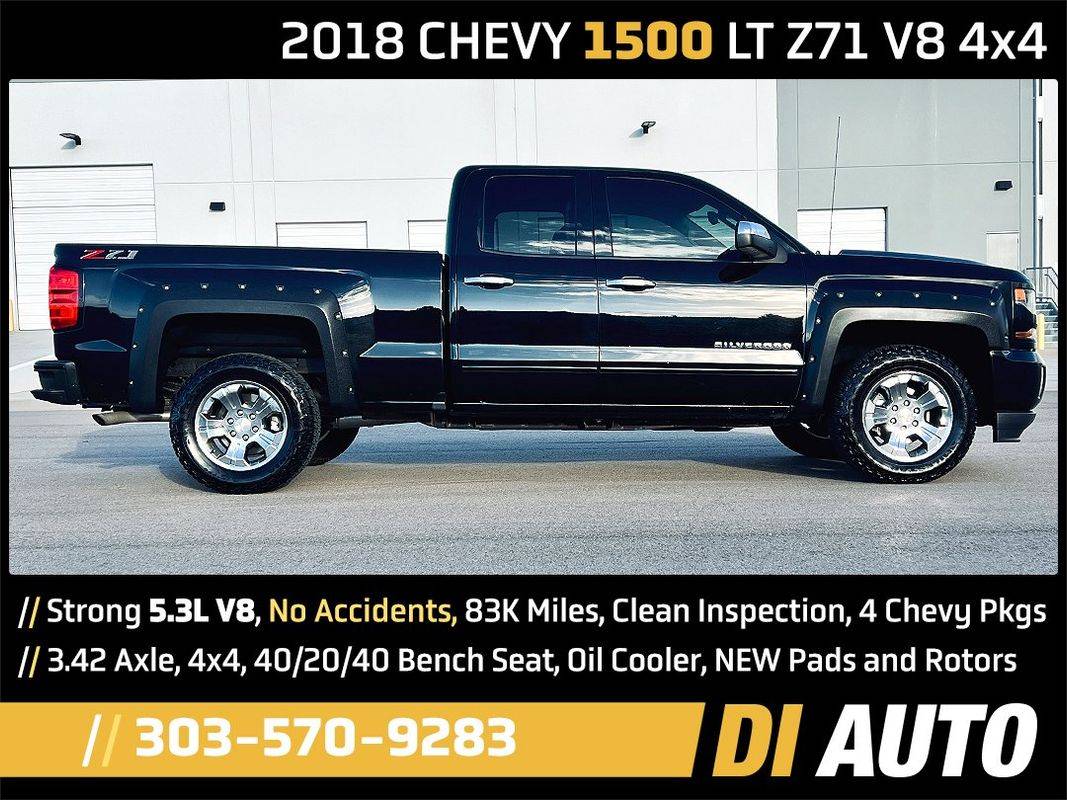 2018 Chevrolet Silverado 1500 LT — Pickup Truck — 83,588 mi — Lafayette, CO