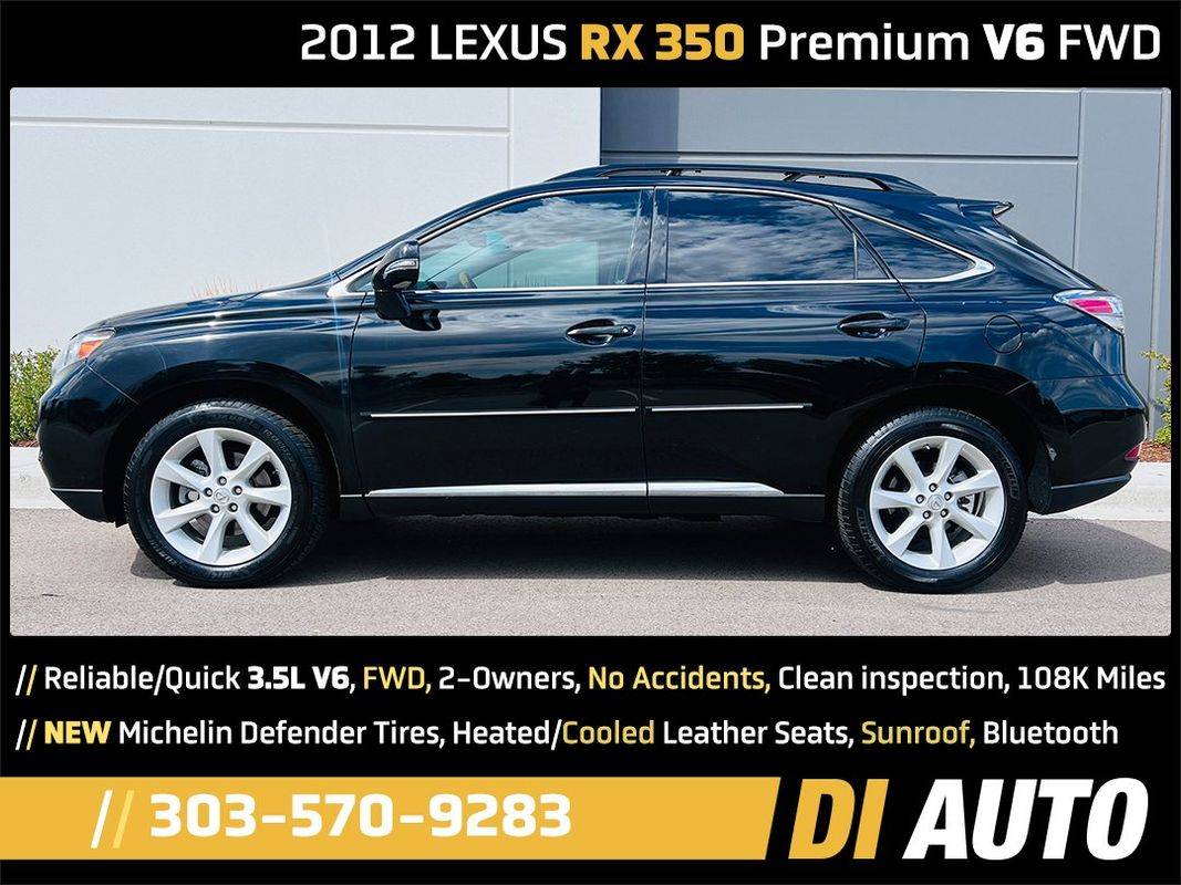 2012 Lexus RX RX 350 — SUV — 108,277 mi — Lafayette, CO