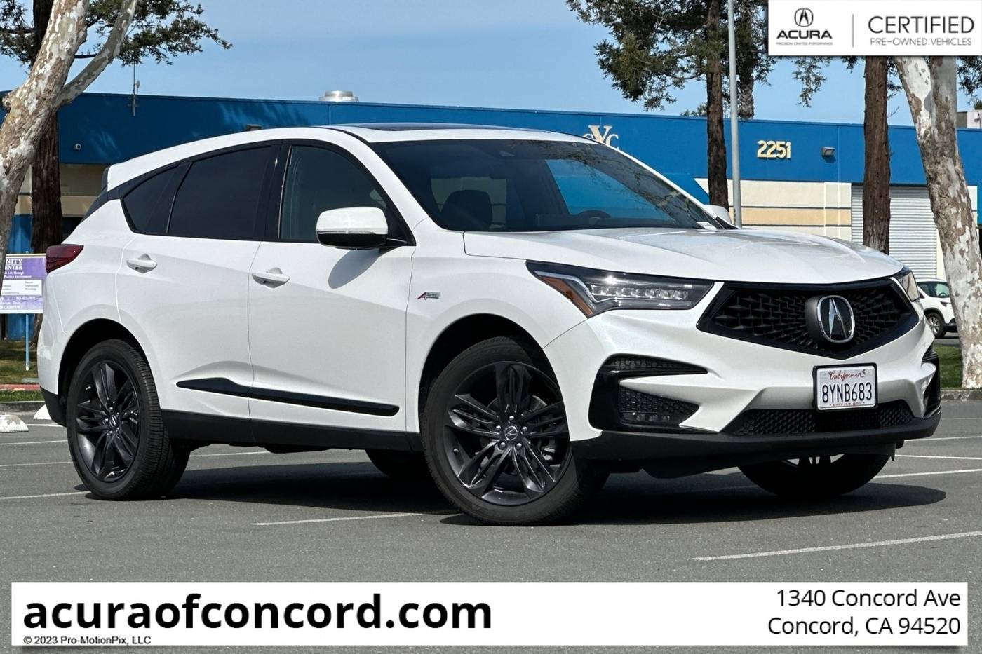 2021 Acura RDX A-Spec Package — SUV — 38,153 mi — Concord, CA