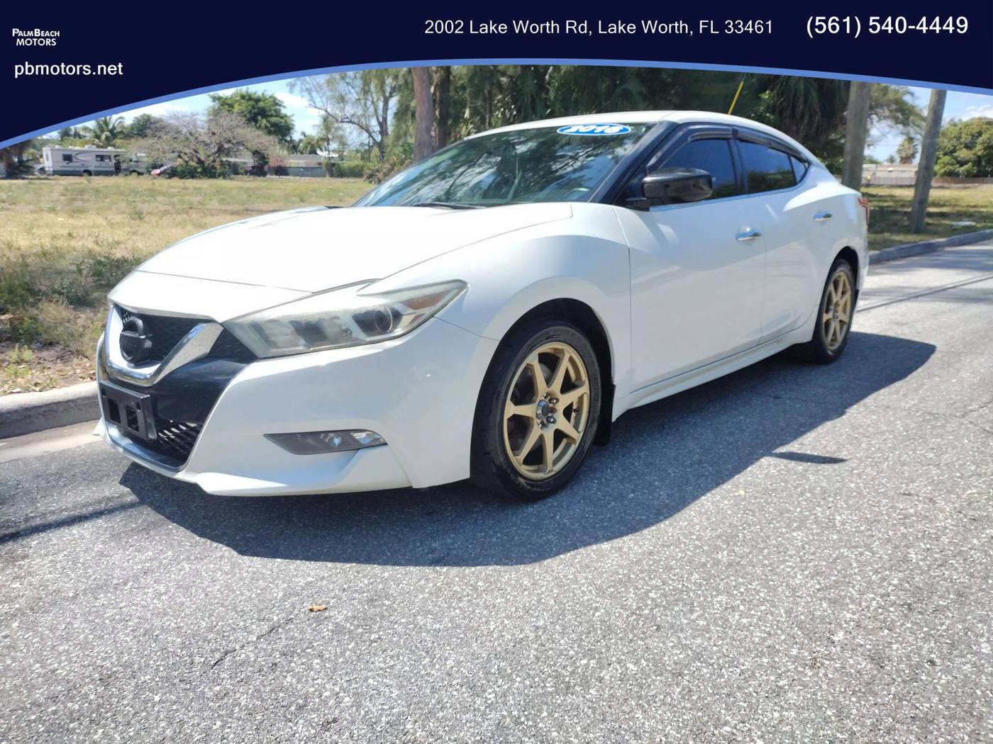 2016 Nissan Maxima S — Sedan — 129,571 mi — Lake Worth, FL