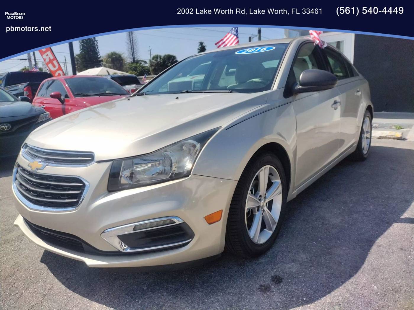 2016 Chevrolet Cruze Limited 2LT — Sedan — 150,070 mi — Lake Worth, FL