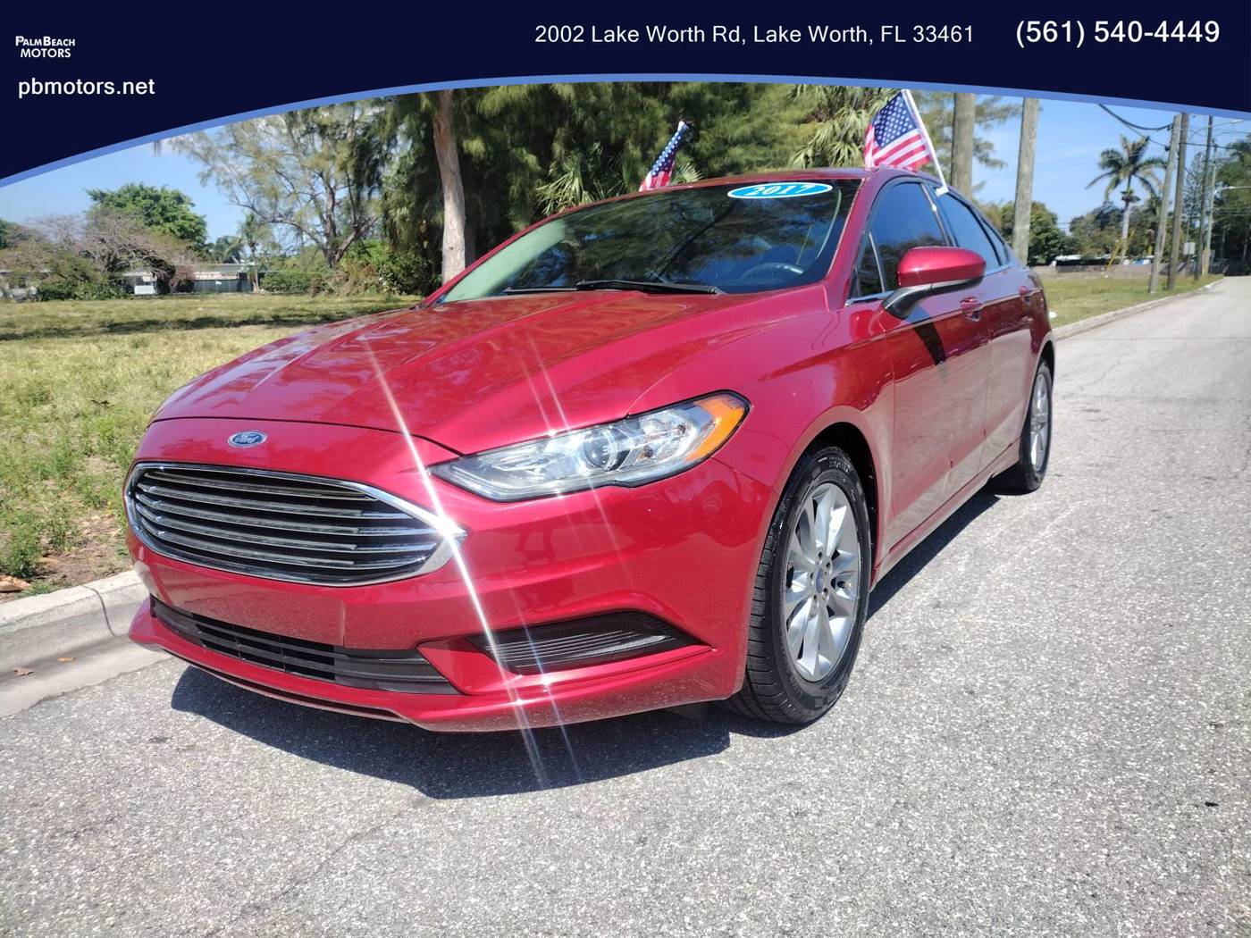 2017 Ford Fusion SE — Sedan — 113,639 mi — Lake Worth, FL