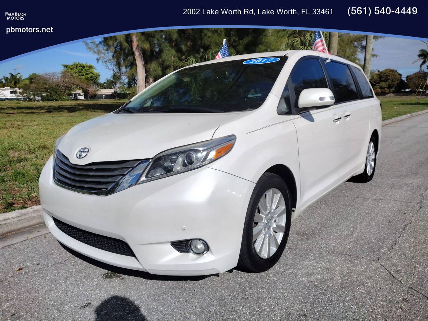2017 Toyota Sienna Limited — Minivan — 131,499 mi — Lake Worth, FL