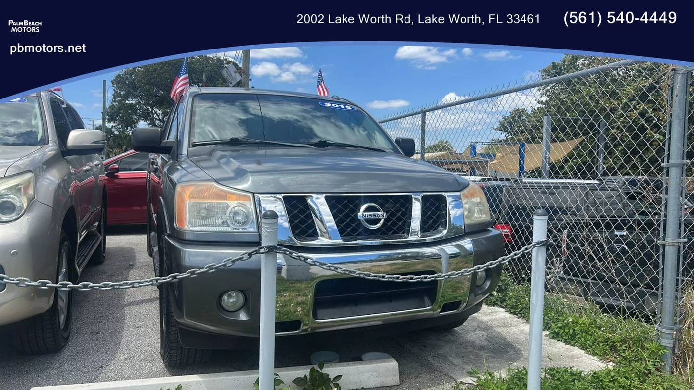 2015 Nissan Titan SV — Pickup Truck — 126,696 mi — Lake Worth, FL
