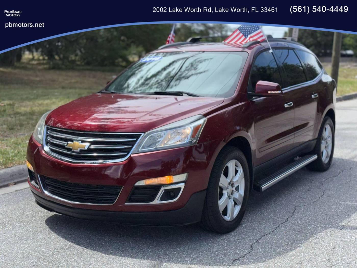 2016 Chevrolet Traverse LT — SUV — 67,329 mi — Lake Worth, FL