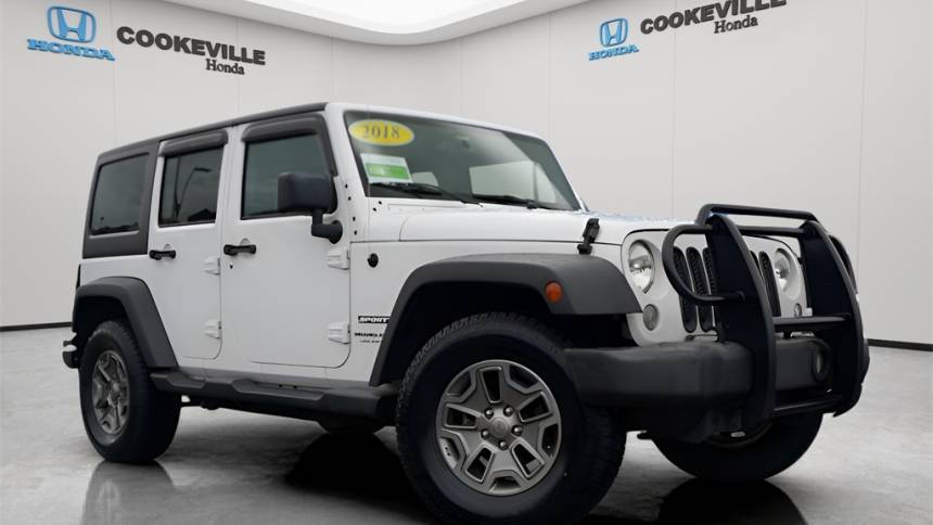 2018 Jeep Wrangler Sport S — SUV — 53,408 mi — Cookeville, TN