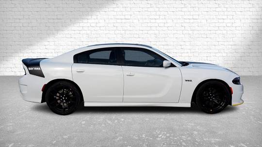 white charger black rims