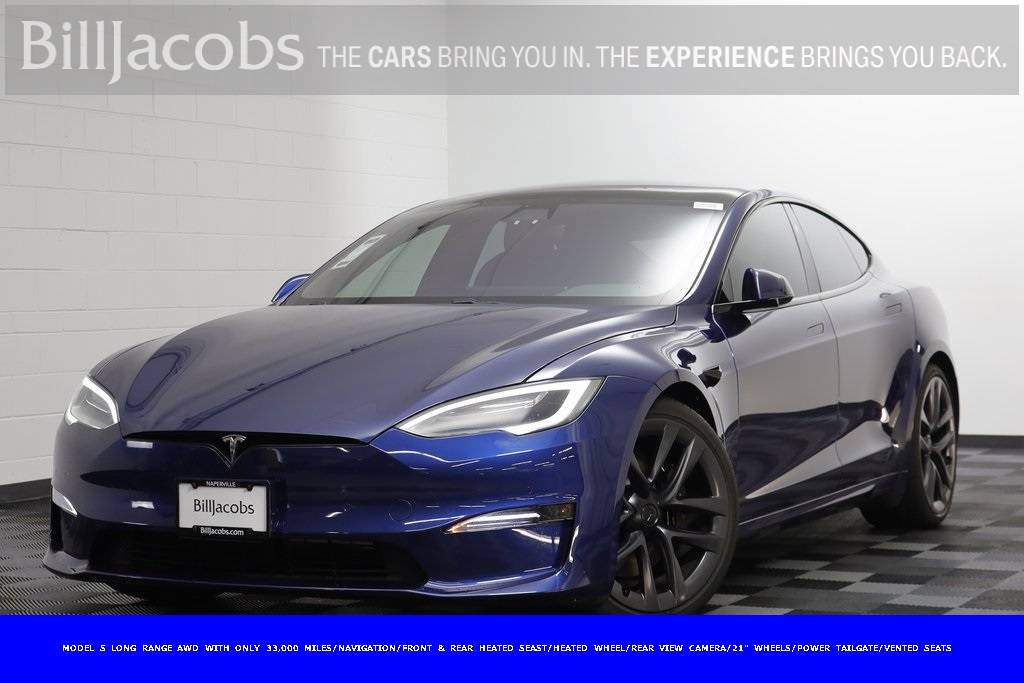 2021 Tesla Model S Long Range — Hatchback — 33,675 mi — Naperville, IL