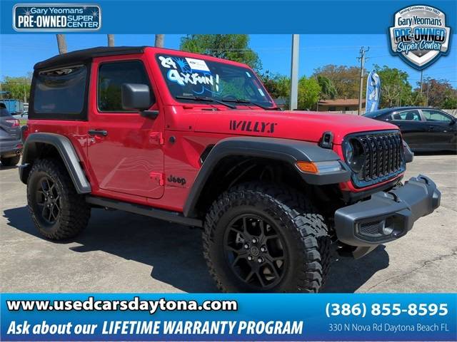 2024 Jeep Wrangler Willys — SUV — 3,038 mi — Daytona Beach, FL