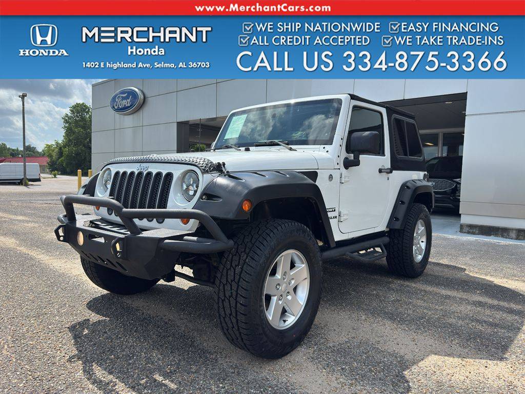 2013 Jeep Wrangler Sport — SUV — 100,729 mi — Selma, AL