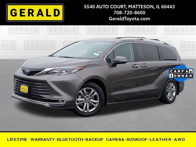2023 Toyota Sienna Platinum — Minivan — 9,993 mi — Matteson, IL