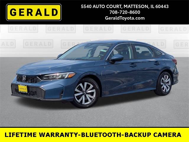2025 Honda Civic LX — Sedan — 96 mi — Matteson, IL