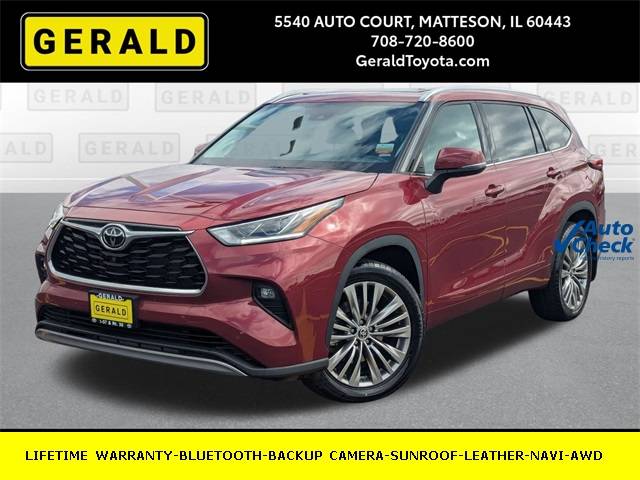 2022 Toyota Highlander Platinum — SUV — 31,833 mi — Matteson, IL