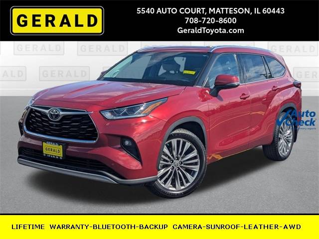 2021 Toyota Highlander Platinum — SUV — 50,315 mi — Matteson, IL