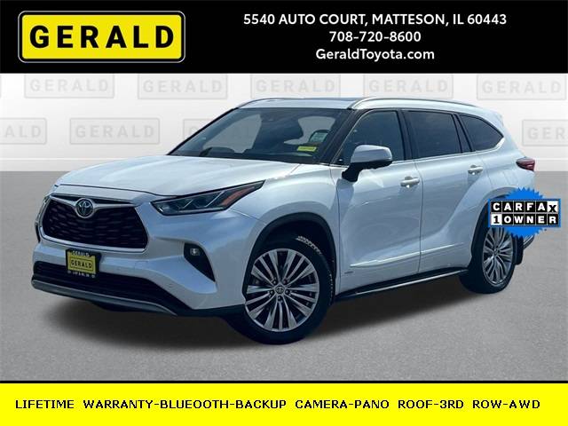 2023 Toyota Highlander Hybrid Platinum — SUV — 74,914 mi — Matteson, IL